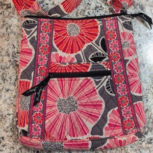 Vera Bradley Pink Floral Crossbody purse and wallet
